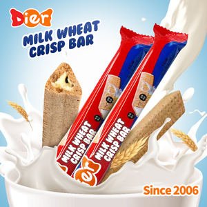 Süßigkeiten Großhandel Custom Private Label Halal Snacks Knusprige Kekse Stick Milch geschmack Sandwich Dreieck Kekse Bar OEM/ODM - Product Image 3