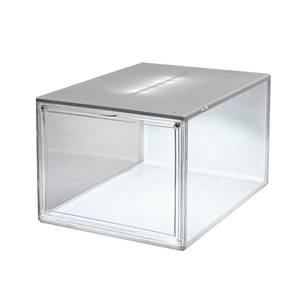 Caja de Almacenamiento de Zapatos Plegable de Plástico PET con Luz LED, Caja de Zapatos Transparente de Acrílico Magnético con Luz LED, Capacidad de 20-35L, Novedad de 2026 - Product Image 5