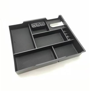 Toyota Tundra Center Console Storage Box Plastic Organizer 4-7 Compartments Modern Design <b>Car</b> <b>Interior</b> Accessory - Product Image 5