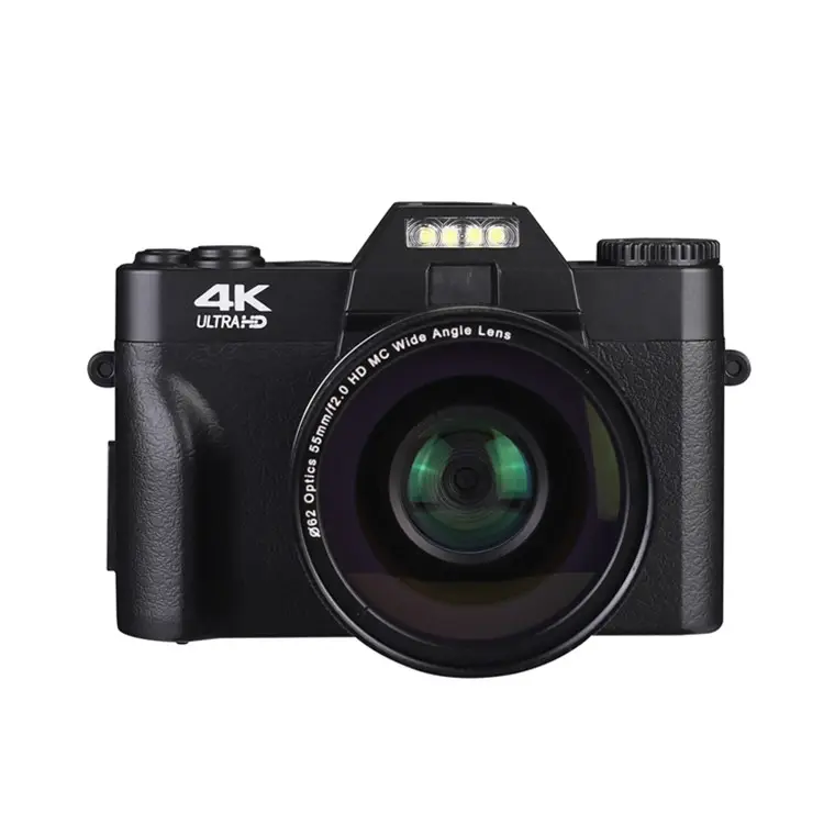 2024新しいアップグレード4KUHDデジタルカメラR1016Xデジタルズームオートフォーカスマクロ写真VlogビデオウェブキャストWiFiシェア