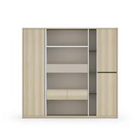 Armoire de bureau moderne et simple avec penderie rétractable, en MFC, matériau écologique, idéale pour le bureau