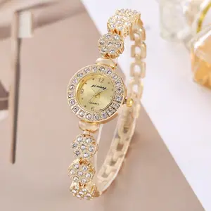 2024高級ブランド時計レディース手首高級フルダイヤモンド時計高品質クォーツ防水ヒップホップ女性時計