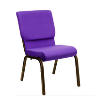Offre Spéciale À La Mode Durable En Acier Tube Métal Empilable Chaise D'église