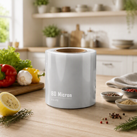 Sacs d'emballage sous vide à double soufflet latéral en nylon BOPA/RCPP de qualité alimentaire thermoscellables avec logo personnalisé pour fruits de mer, crevettes, saumon, gâteaux
