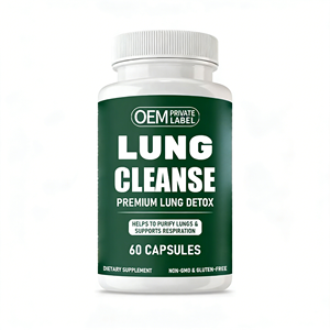 Königskerzenblatt-Kräuter Atemwegs-Nahrungsergänzungsmittel Lungen-Entgiftungs-Softgel-Kapseln Lungenreinigungs-Komplex NAC Quercetin Cordyceps für Erwachsene - Product Image 1