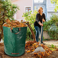 TAK Heavy Duty Jardin Pelouse Plastique Personnalisé Cour Feuille Verte Ordures Jardin Sacs De Collecte Des Déchets Fournitures Jardin Sac Déchets