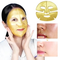 Masque Visage Hydrogel Coréen en Gros au Collagène, Rétinol, Acide Hyaluronique, Vitamine C, Curcuma et Or 24K – Lot de Deux Pièces OEM