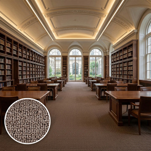 Hotel Carpet Solid Colors Wall to Wall Carpet Commercial Use Classic Style Low Pile Tufted Stain Resistant Polypropylene - Product Image 1