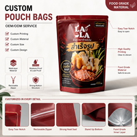 Sachet d'emballage alimentaire sec grande capacité 400g 500g 1kg, pochette à fermeture éclair VMPET haute barrière pour l'emballage de snacks