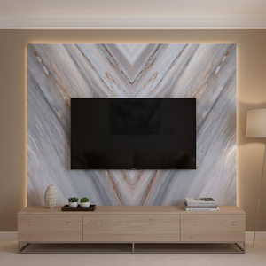 Papiers peints 3D en PVC à rayures grises <span class=keywords><strong>et</strong></span> blanches pour appartement moderne, salon, divertissement, design graphique, installation facile en DIY - Product Image 2