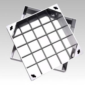 Tapa de alcantarilla oculta de acero inoxidable 304 de alta calidad con diseño empotrado y una construcción extra gruesa de 5 mm - Product Image 1