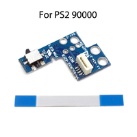 Carte de commutation de réinitialisation de mise sous tension avec câble ruban flexible 8 broches pour PS2 SCPH 70000 90000