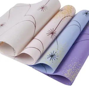 การพิมพ์ Dandelion ลูกกลิ้งโพลีเอสเตอร์ผ้าผ้าม้วนสำหรับผ้าม่านลูกกลิ้งโพลีเอสเตอร์ผ้า