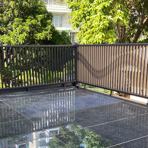 Balustrades de balcon en aluminium, montage sur terrasse, design contemporain, résistantes à la rouille, pour usage extérieur - Product Image 4