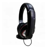 Casque de jeu filaire supra-auriculaire - Haute sensibilité 108 dB, Impédance 32Ω, Câble 1,8 m, Prise simple/double 3,5 mm
