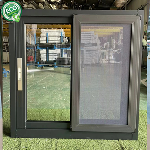 Ventanas y puertas corredizas de aluminio con doble acristalamiento reflectante, a prueba de agua y herméticas, con garantía de 5 años y diseño de esquina recta. - Product Image 2