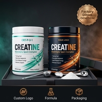 Créatine monohydrate micronisée naturelle en poudre sans arôme, marque privée, 300 g, complément nutritionnel sportif riche en protéines pour adultes