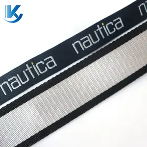 KY bon prix sangle en polyester conception personnalisée Jacquard bande élastique sangle pour vêtements Sport sous-vêtements ceinture élastique