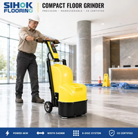 SIHOK 4KW 540mm 21 pouces Meuleuse électrique compacte à double tête pour sols en béton 220V 380V Certifiée CE Vente en gros OEM