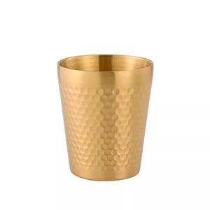 Gobelet isotherme à double paroi en acier inoxydable 304 martelé pour eau, café, thé, et boissons de fête - Product Image 4