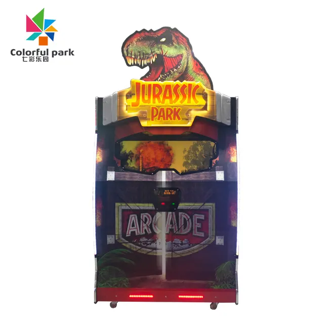 55 pollici family entertainment center Jurassic Adventure Park macchina per videogiochi Arcade elettronica