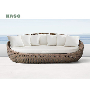 Cama de mimbre de Pe creativa moderna para exteriores, cama de día <span class=keywords><strong>Bali</strong></span> - Product Image 5