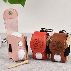 Sac de golf en PU imperméable personnalisable, vente chaude transfrontalière, sac de rangement pour balles et pin's de golf à suspendre à la taille pour l'extérieur avec gravure laser - Product Image 4