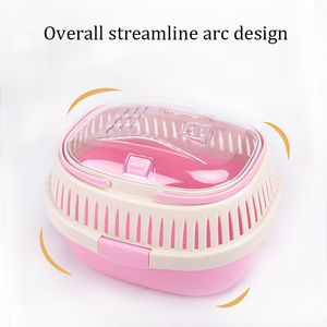 Petit <span class=keywords><strong>transporteur</strong></span> portatif de voyage d'animal familier pour de petits animaux familiers, hamsters, cochon d'Inde, lézards - Product Image 4