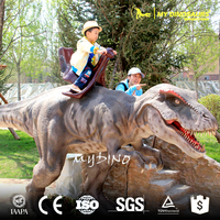 Benim Dino DR726 çocuk arabası üzerinde eğlenceli dinozor Robot binmek