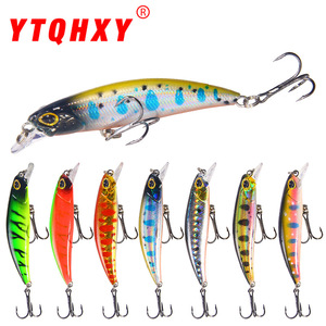 Señuelo de pesca XY-237 Minnow de 7 cm y 4 g, de hundimiento lento, para pesca en agua dulce y salada, ideal para pez mandarín y pez pomfret. - Product Image 3