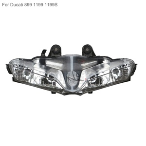 Freya Motor <span class=keywords><strong>Ducati</strong></span> 899 1199 1199S anteriore a Led chiaro gruppo faro moto con carenatura superiore - Product Image 4
