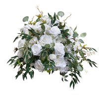 Nouvelles Boules de Roses Vertes pour Tables de Mariage, Arrangements Floraux, Porte-Bougies, Étagères Géométriques, Supports à Fleurs, Fleurs Artificielles