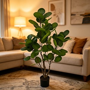 Artificial Money Tree Potted <b>Plants</b> for Ndoor Home Hotel Deco - Product Image 3