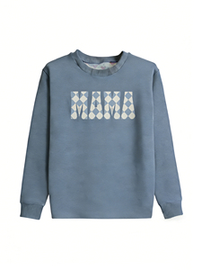 Sudadera de Felpa Francesa de Bambú MAMA de Lujo con Certificación OEKO-TEX RTS, Fabricante Mayorista Directo, Bordado Premium para Mamá - Product Image 2