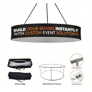 Custom Trade Show Overhead Display Hanging <b>Banner</b> Brand Promotion-Tension Fabric Ceiling <b>Banners</b> with Digital Printing - Product Image 2