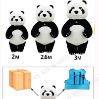 Activités de fête de Noël Halloween Costumes de dessin animé Costumes de mascotte gonflables panda mignon et ours polaire