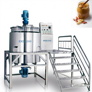 Cyjx อิมัลซิไฟเออร์500L 200L ทำจากสเตนเลสสตีล1000L ให้ความร้อนด้วยไฟฟ้าถังผสมครีมเครื่องสำอางพร้อมเครื่องกวน - Product Image 1