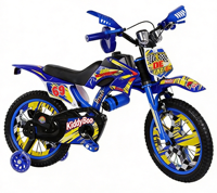 Vélo Enfant Style Moto Orange Cool avec Roues Stabilisatrices pour Garçons – Tailles 12, 14, 16, 18, 20 Pouces – Stock Direct Usine