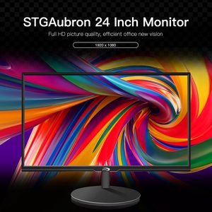 Stgaubron จอแสดงผล LED 24นิ้วแบบเอียงตามหลักสรีรศาสตร์สำหรับเล่นเกม FHD 1920x1080P 99% sRGB สำหรับ VGA 100Hz REFRESH Rate - Product Image 6