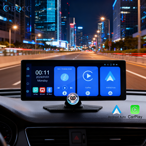 BQCC Universal 10,26 '2.5D Pantalla HD Radio de coche Reproductor multimedia Asistente de IA Inalámbrico Carplay/Android DVR Ayuda de marcha atrás - Product Image 1