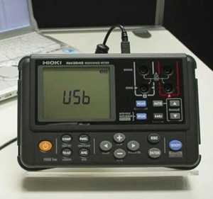 Jauge de résistance HIOKI RM3548-50, mesureur de résistance portable haute précision capable de mesurer de la micro-ohmique à la mégohmique - Product Image 3