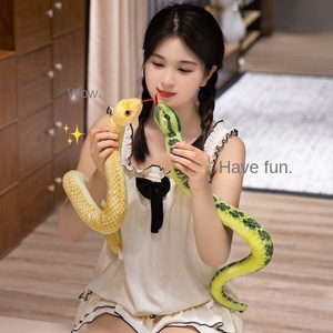 Bán Buôn Vui Vẻ <span class=keywords><strong>Python</strong></span> Vui Lừa Mô Phỏng Đạo Cụ Đáng Sợ Dài Con Rắn Búp Bê Siêu Mềm Đồ Chơi Sang Trọng Cho Căng Thẳng Cứu Trợ Đầy PP Bông - Product Image 5