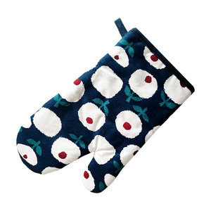 Gants de <span class=keywords><strong>cuisine</strong></span> Offre Spéciale coton et lin, ensemble de tapis résistants à la <span class=keywords><strong>chaleur</strong></span>, gants de micro-ondes - Product Image 6