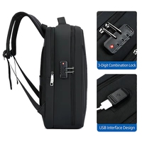 Sac à dos pour ordinateur portable antichoc à coque rigide, imperméable, 17,3 pouces, sac pour ordinateur de jeu pour les professionnels modernes