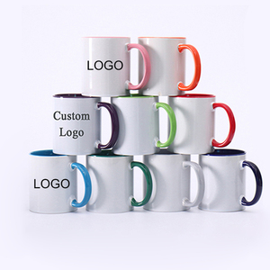 Tasse en céramique à café en céramique Artistic Premium 11 15 oz <span class=keywords><strong>avec</strong></span> boîte-cadeau imprimée de manière créative Photo de logo personnalisable peinte à la main - Product Image 2