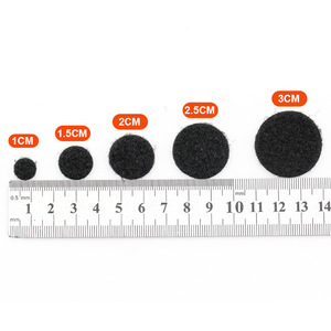 Großhandel White Sticky Circle Dots Craft Selbst klebende Klett-Teppich punkte Schwarz Weiß für Klassen zimmer - Product Image 4