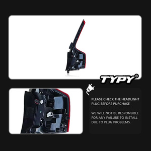 ชุดไฟท้าย TYPY สำหรับ Volvo XC90 ปี 2015-2019 แปลงเป็นไฟ LED สำหรับไฟวิ่งกลางวัน ไฟเบรก และไฟเลี้ยว - Product Image 5