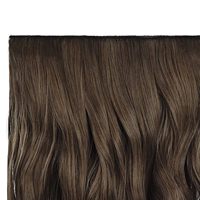 Extensions de cheveux humains bouclés à clipser, 20 pouces, 3/4 de tête, HE008, lot de 5 pièces, 40g, marron