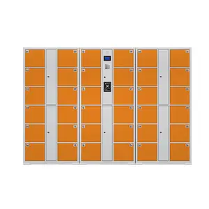 Deur Stalen Plaat Pakketverhuur In Openbare Intelligente Logistieke Levering Slimme Handige Supermarkt Digitale Elektronische Locker