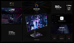 มอนิเตอร์ XG27UCS USB Type-C ของแท้, หน้าจอสำหรับเล่นเกมขนาด a.s.u.rog Strix 27 "4K UHD (3840*2160) 160Hz (มากกว่า144Hz) 1ms Fast IPS - Product Image 3